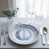 Secret Garden Blue Art Nouveau Fine Bone China Plate - Thorn and Burrow