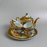 Gold Double Happiness Dragon & Phoenix Tea Set