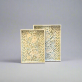 Mosaic White Serving Tray