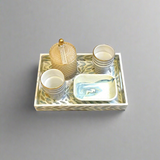 Mosaic White Serving Tray