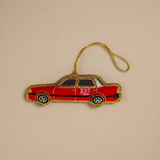 EMBROIDERED ORNAMENT : Taxi