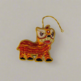 EMBROIDERED ORNAMENT : Lion