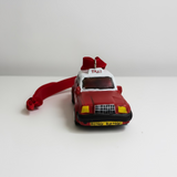 Taxi Hand Carved Wooden Ornament