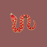 " Red Chinese Zodiac " T&B Enamel Pins