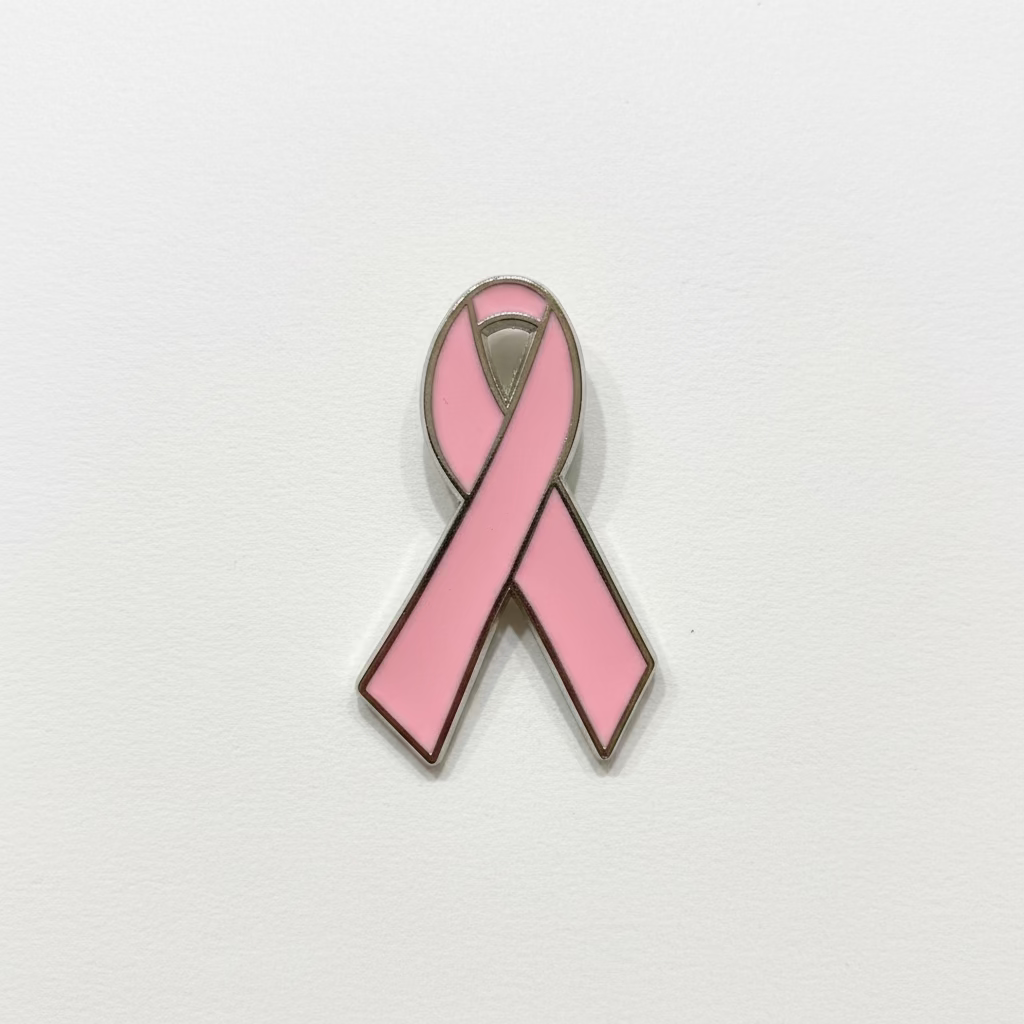 " Pink Ribbon " T&B Enamel Pins