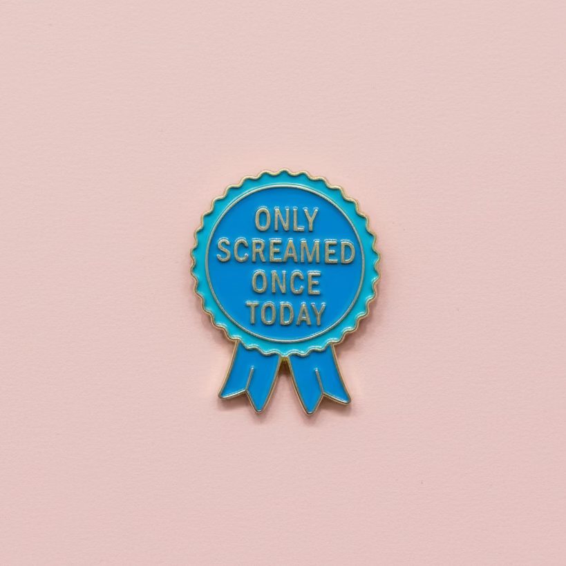 " Screamed Once " T&B Enamel Pins