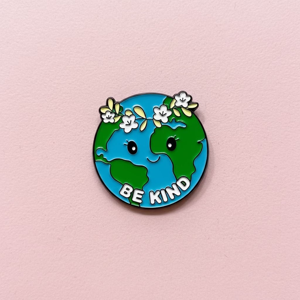 " Be Kind (Earth) " Enamel Pins
