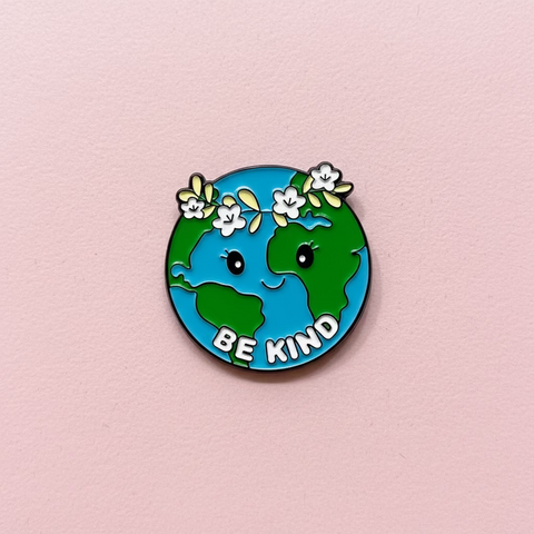 " Be Kind (Earth) " Enamel Pins