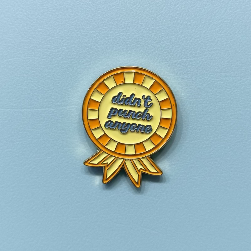 " Didn't Punch Anyone " T&B Enamel Pins