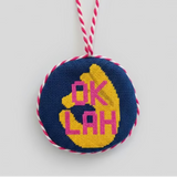 OK Lah Needlepoint Ornament