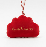 Hong Kong Skyline Candy Cane Needlepoint Ornament