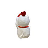 Lucky Cat Wooden Ornament