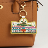 EMBROIDERED Bag Charm : Jumbo Floating Restaurant
