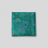 Handmade Brocade Single Coaster - Thorn and Burrow
