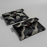 Handmade Brocade Pouch with Bead Closure - Thorn and Burrow