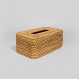 Woven Rattan Tissue Holder Collection