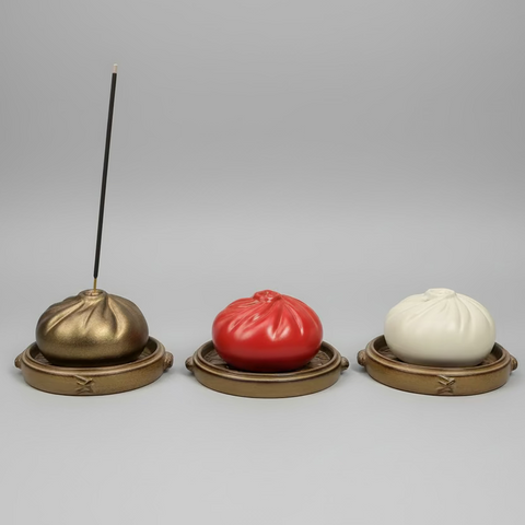 Xiao Long Bao Ceramic Incense Holder Set