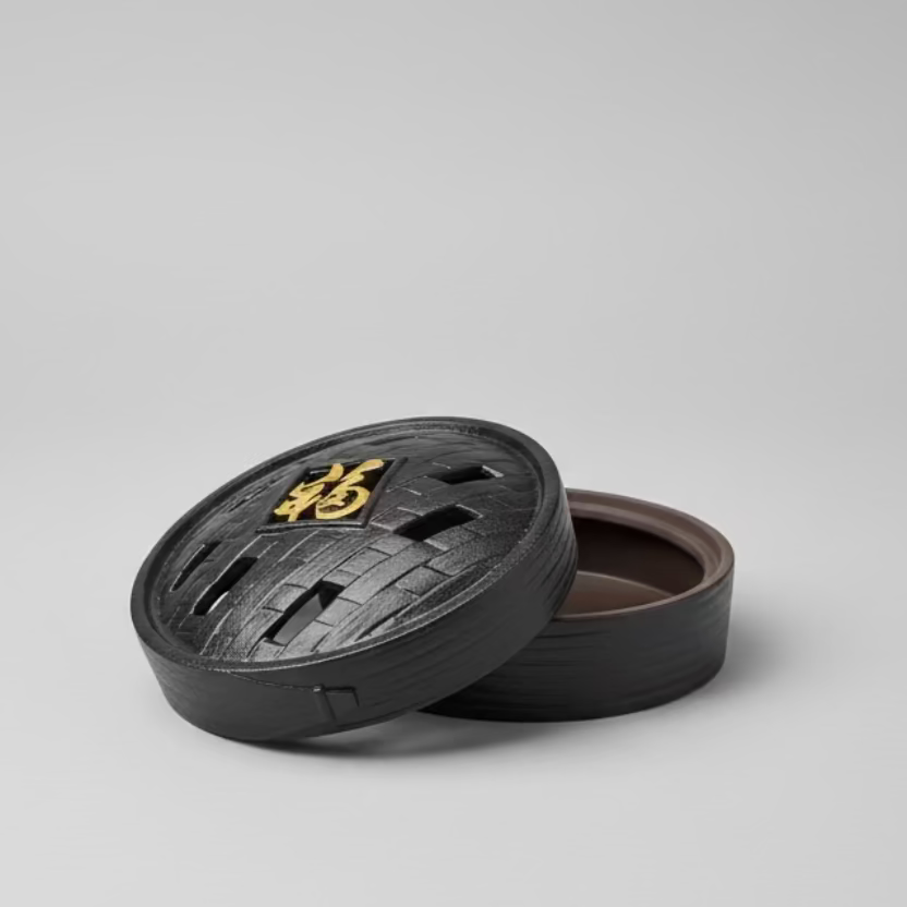 Extra Large Ceramic Bamboo Steamer Incense Holder