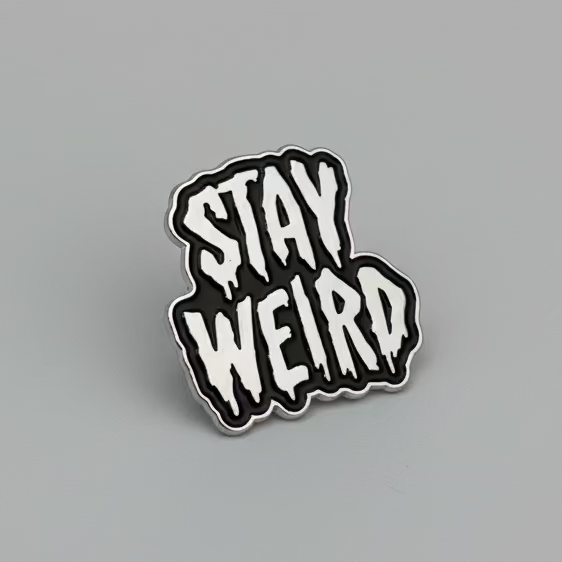 " Stay Weird " T&B Enamel Pins