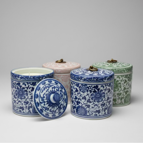Ceramic Storage Jar with Candle