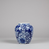 Blue & White Chinoiserie Wall Vase