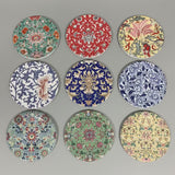 Chinese Heritage Floral Ceramic Coasters