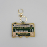 EMBROIDERED Bag Charm : Tram