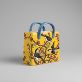 Birds and Blossoms Ceramic Handbag Vase