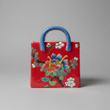 Birds and Blossoms Ceramic Handbag Vase