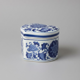 Ceramic Heart Shaped Trinket Box