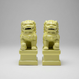 Ceramic Fu Lion Dogs -  Pair