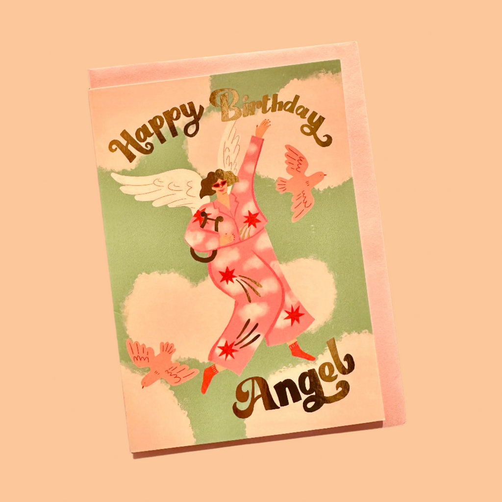 " Birthday Angel " Greeting Card