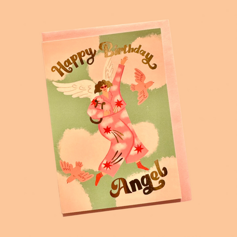 " Birthday Angel " Greeting Card