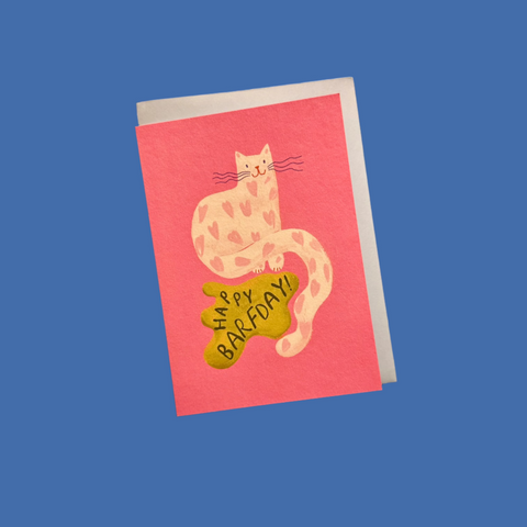 " Happy Barfday! " Greeting Card