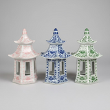 Floral Ceramic Pagoda