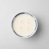 Blue & White Large Village Soup Bowl with Candle