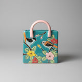 Birds and Blossoms Ceramic Handbag Vase
