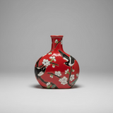 Birds and Blossoms Ceramic Vase