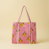 Indian Hand Block Printed Tote Bag