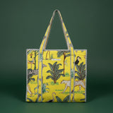 Indian Hand Block Printed Tote Bag