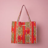 Indian Hand Block Printed Tote Bag