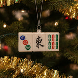" Mahjong Tiles " Asia Series Glass Hanging Ornament