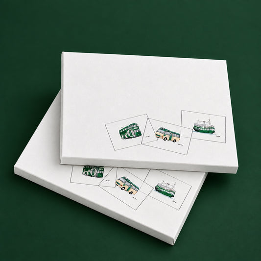 Product image of HK Transport Card Pack (6 Notecards)