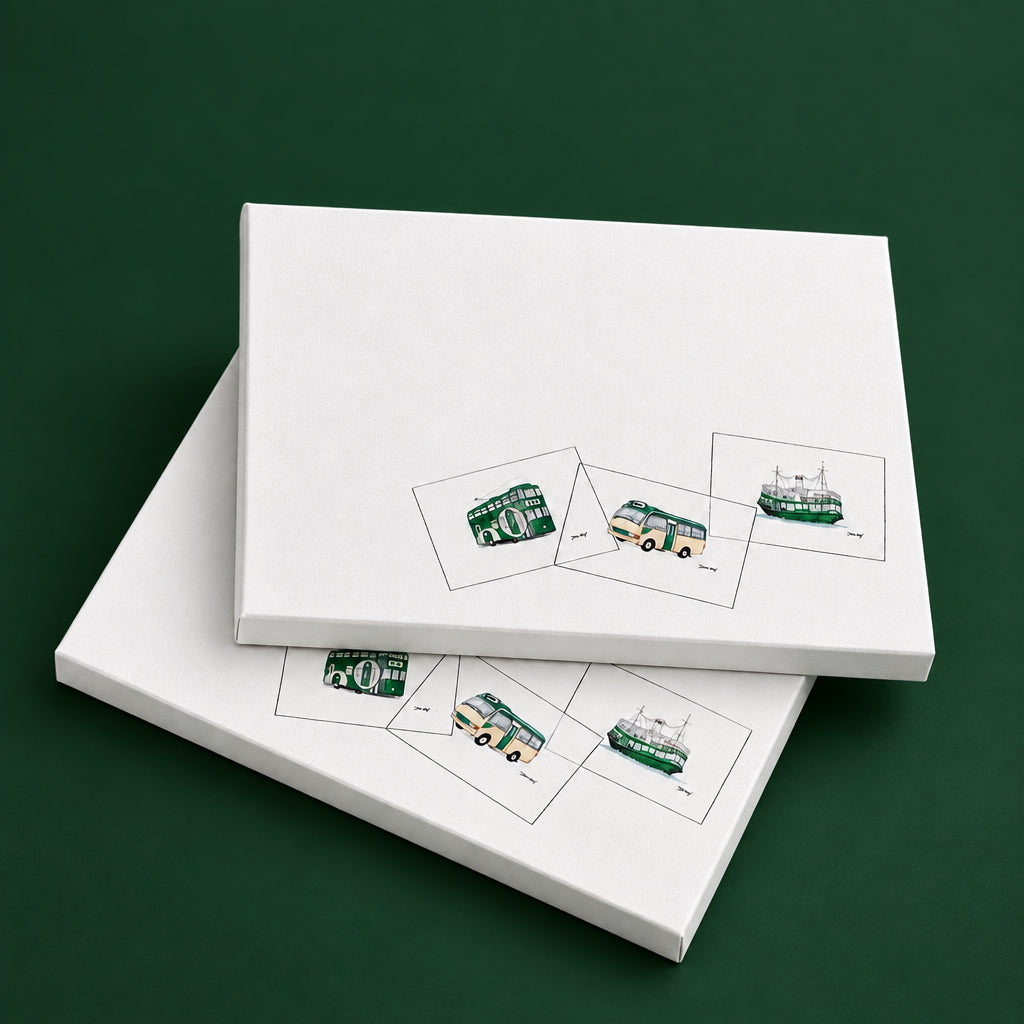 HK Transport Card Pack (6 Notecards)