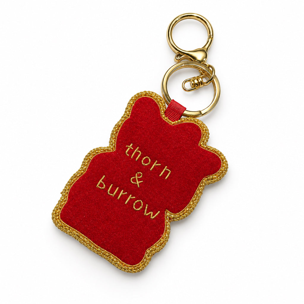 Product image of EMBROIDERED Bag Charm : Lucky Cat