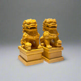 Ceramic Fu Lion Dog -  Pair