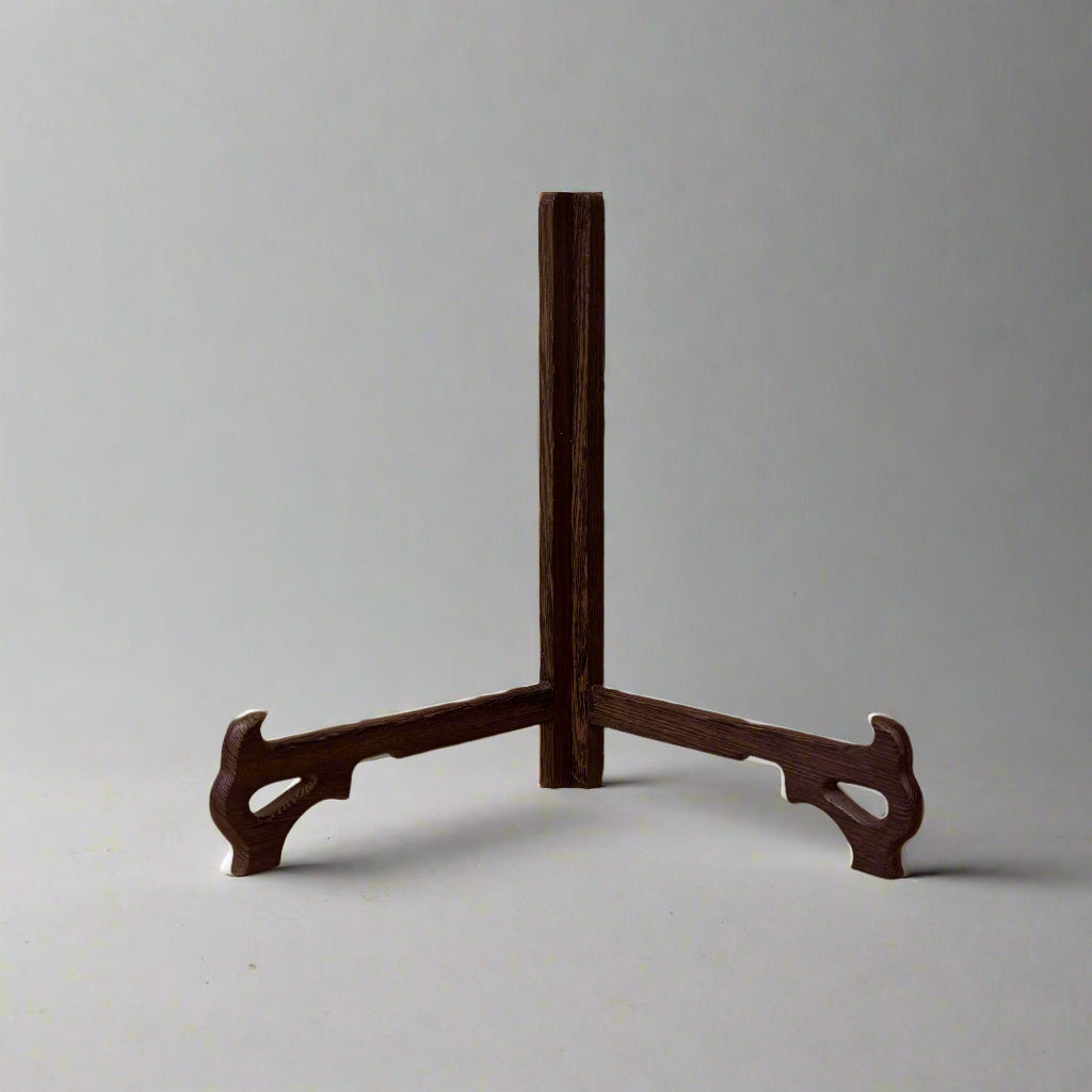 Large Wooden Plate Stand