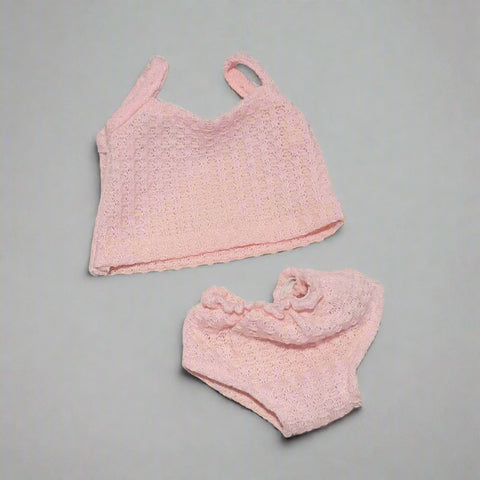 Back to Basics Doll Clothes Light Pink Two-Piece