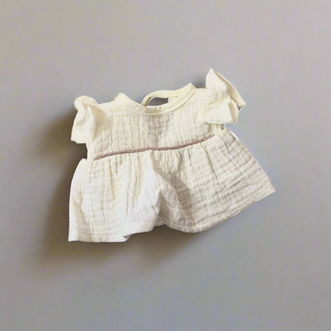 Back to Basics Doll Clothes Cream Dress