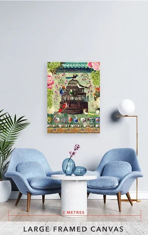 Bird & Flower Market Artwork - Thorn and Burrow